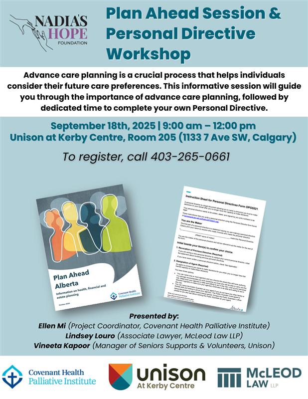 Plan Ahead Session
