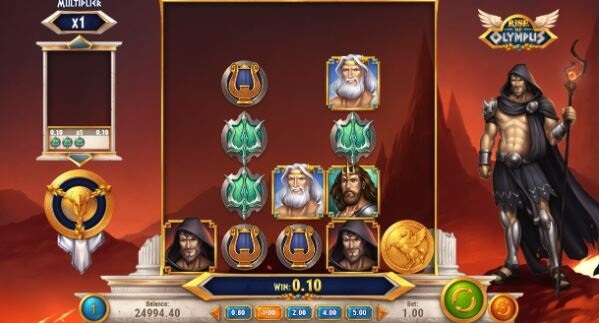 Cascading Reels Example Rise of Olympus slot.jfif