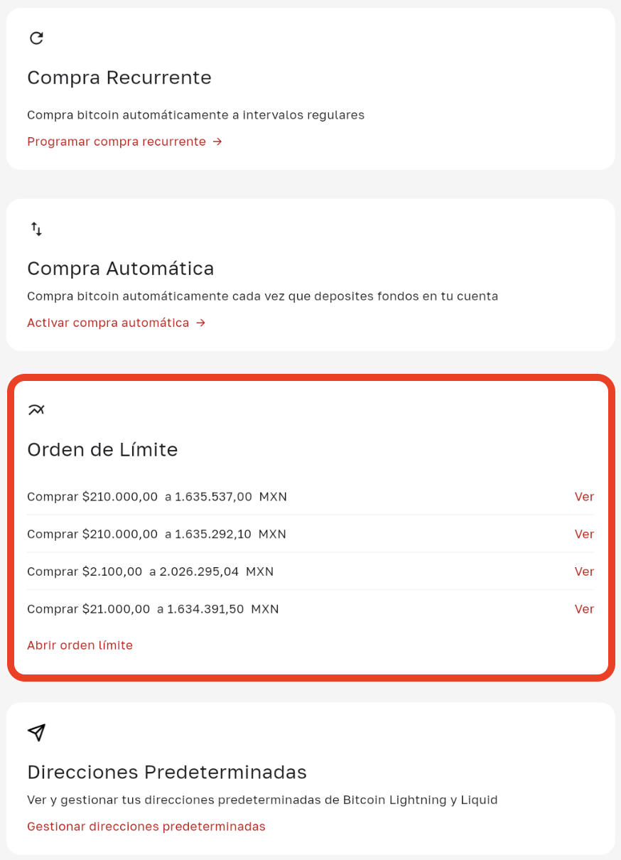 Nunca te pierdas una bajada: las Órdenes Límite de compra ya están  disponibles en Bull Bitcoin