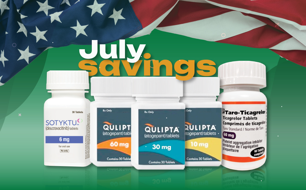 Star-spangled July savings on these new brand and generic Canadian ...