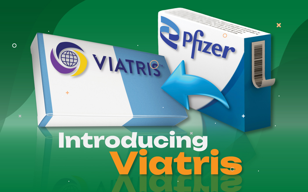 Introducing Viatris, the new name behind some of the trusted Pfizer products