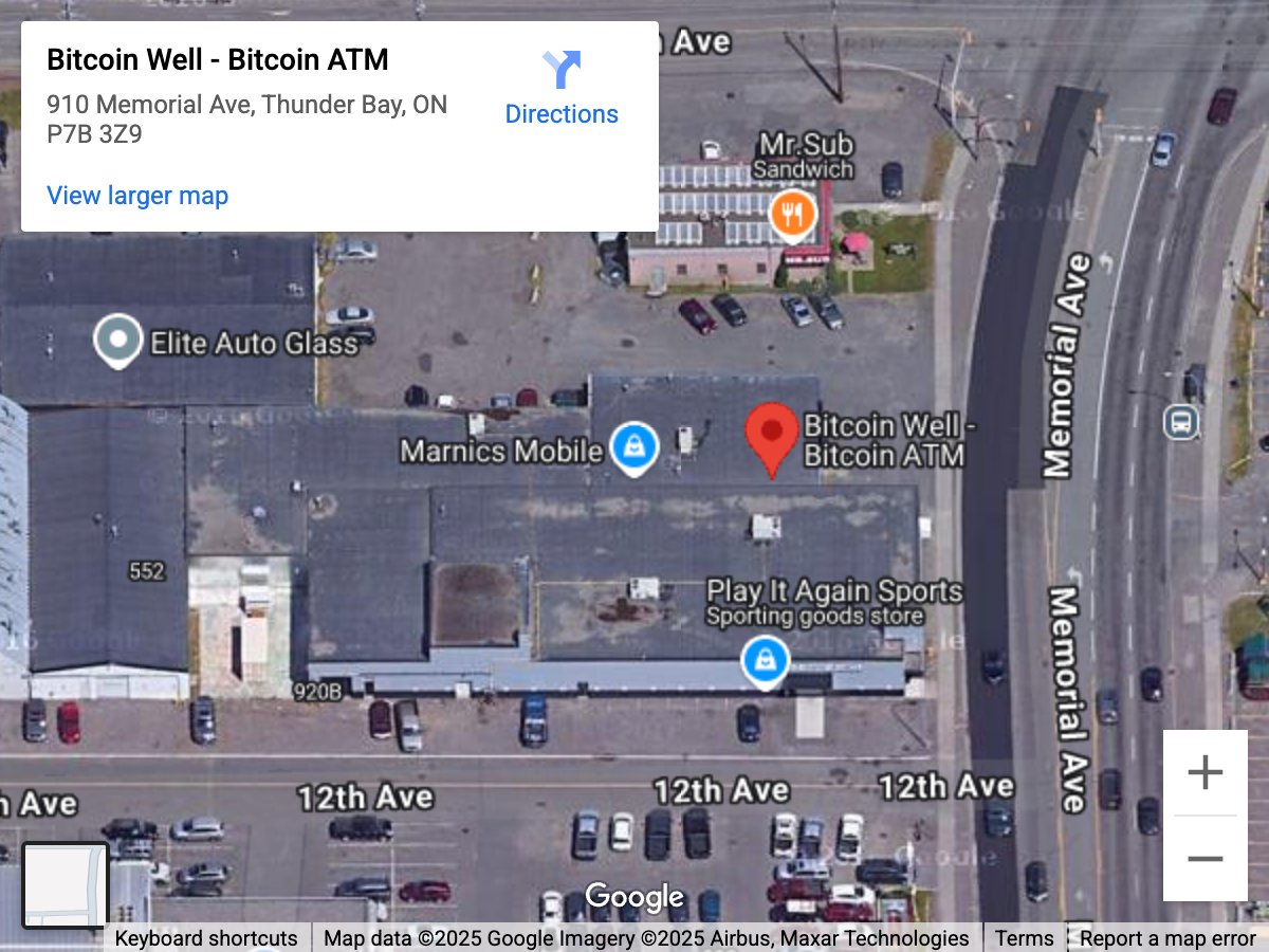 Bitcoin ATM Marnics Mobile - Thunder Bay, ON