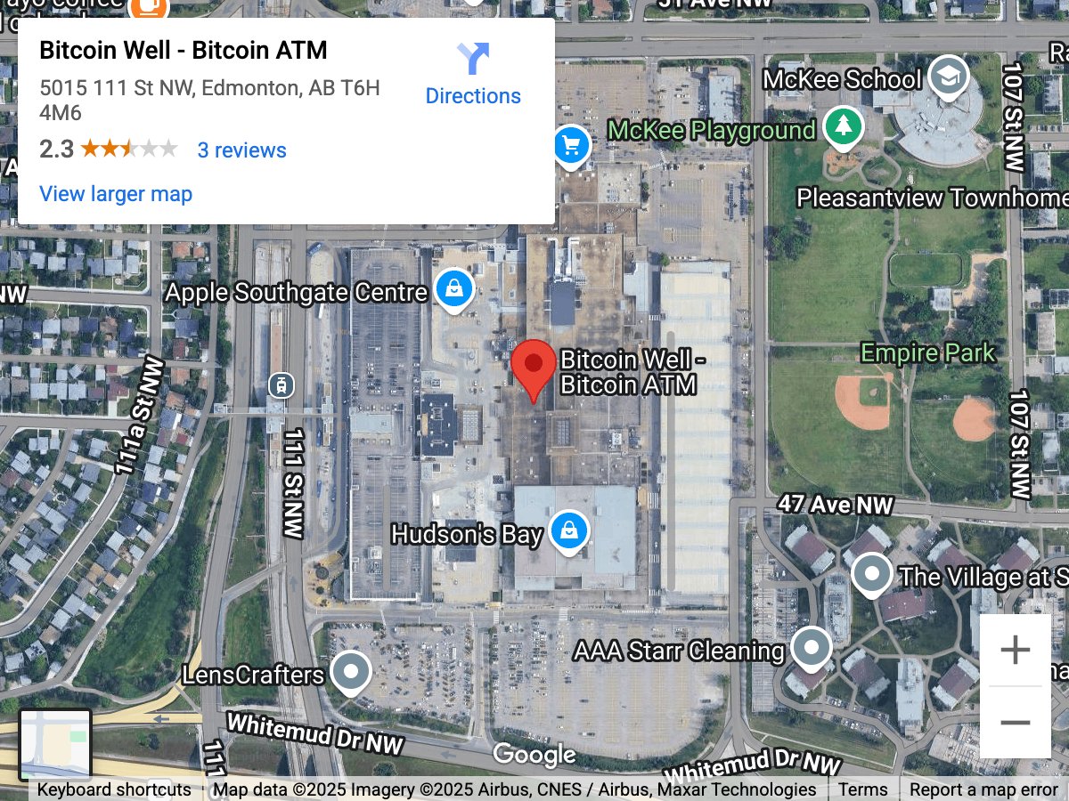 Bitcoin ATM Southgate Centre - Edmonton, AB