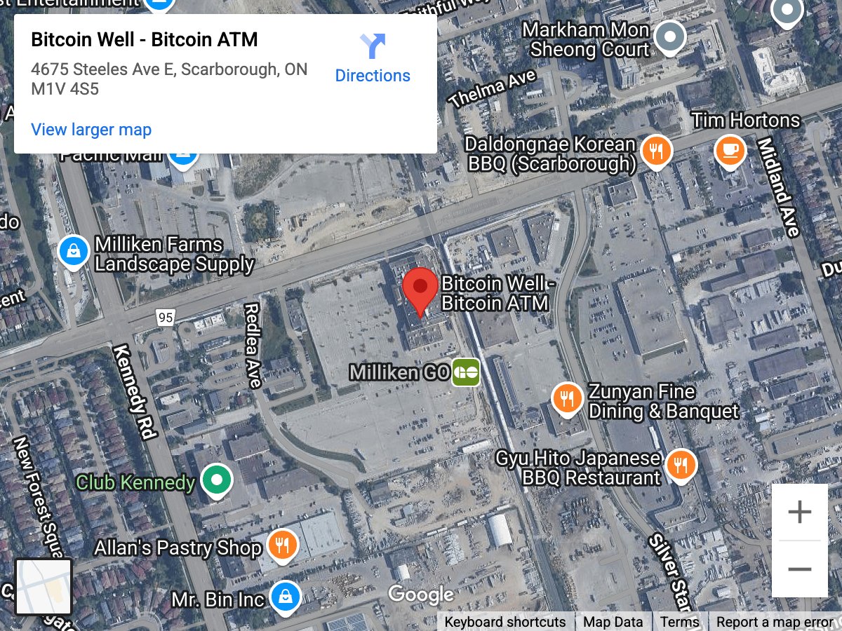 Bitcoin ATM Splendid China Mall - Scarborough, ON