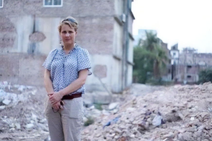 Debbie Wolfe visits the site where more than 1,100 Bangladeshi workers died in the colllapse of the Rana Plaza garment factory