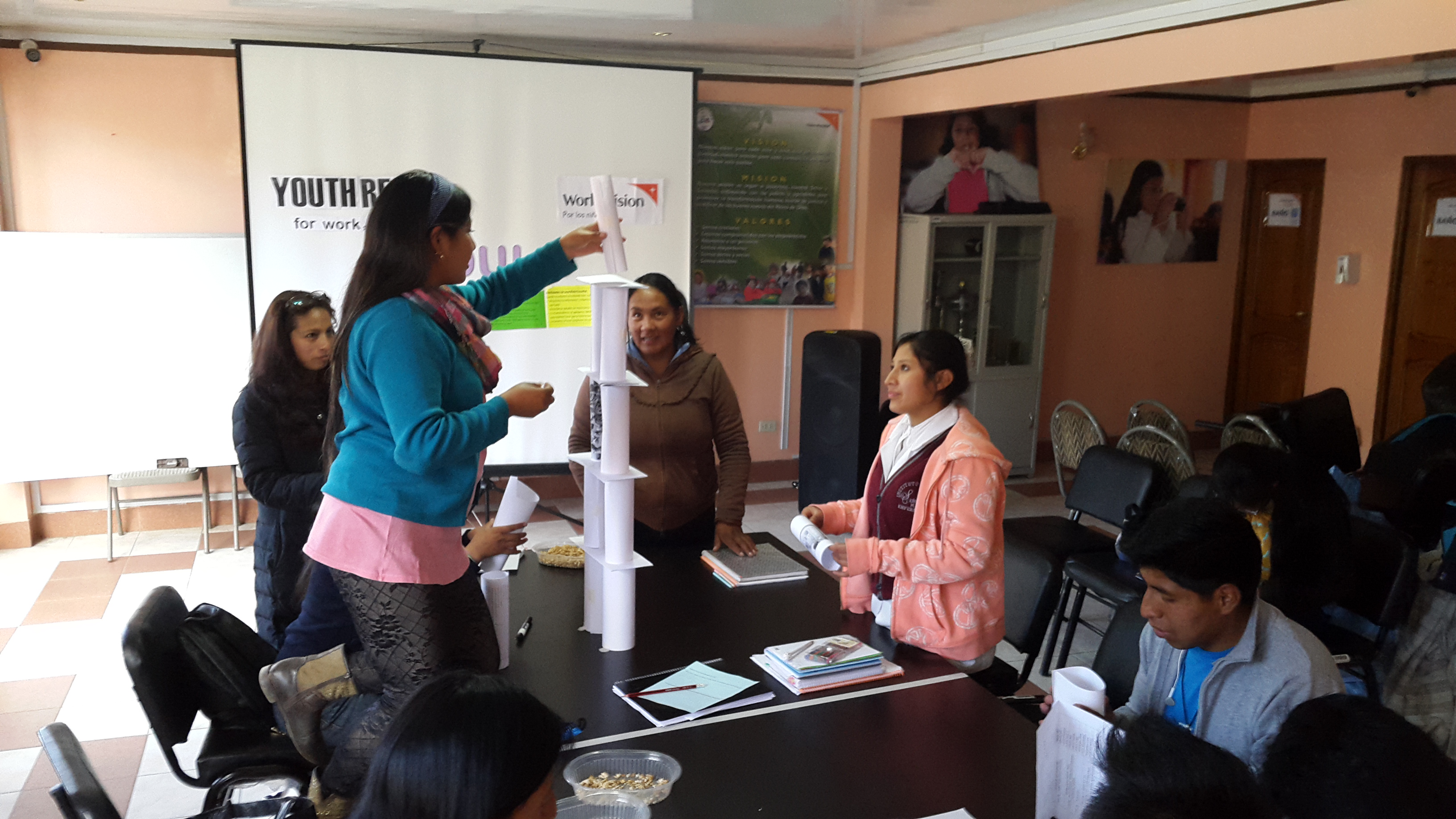 Youth Ready tower activity
