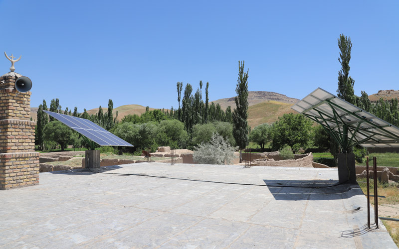 Solar panels in Afghanistan.