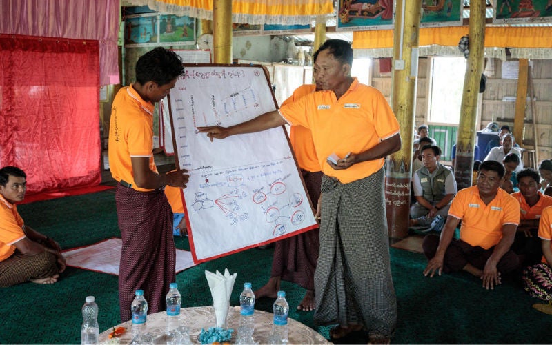 Promouvoir une masculinité positive grâce au programme MenCare au Myanmar.