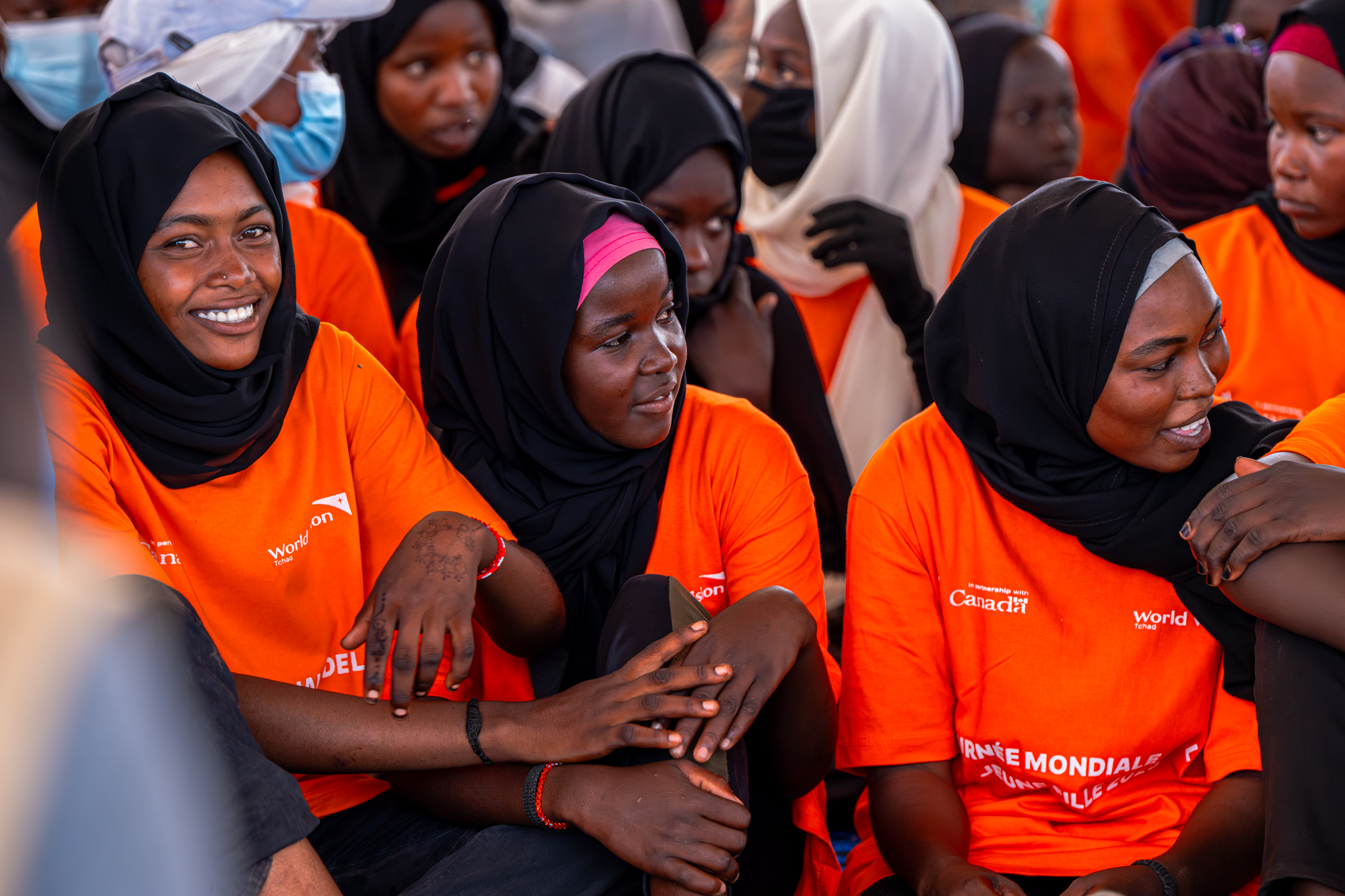 Smiles and engagement from adolescent girls participating in project-supported activities in Chad