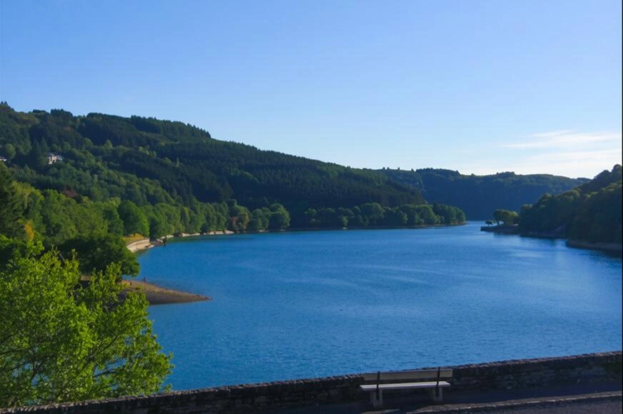 An image of Upper Sure Lake in Luxembourg
