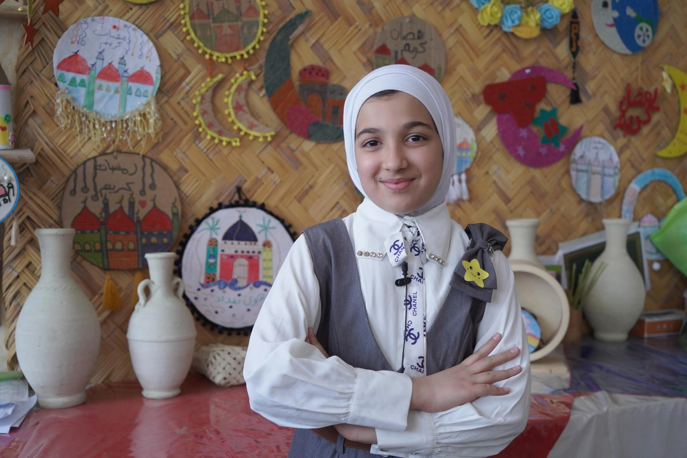Malak is a 5th grade student from Najaf Al-Ashraf School