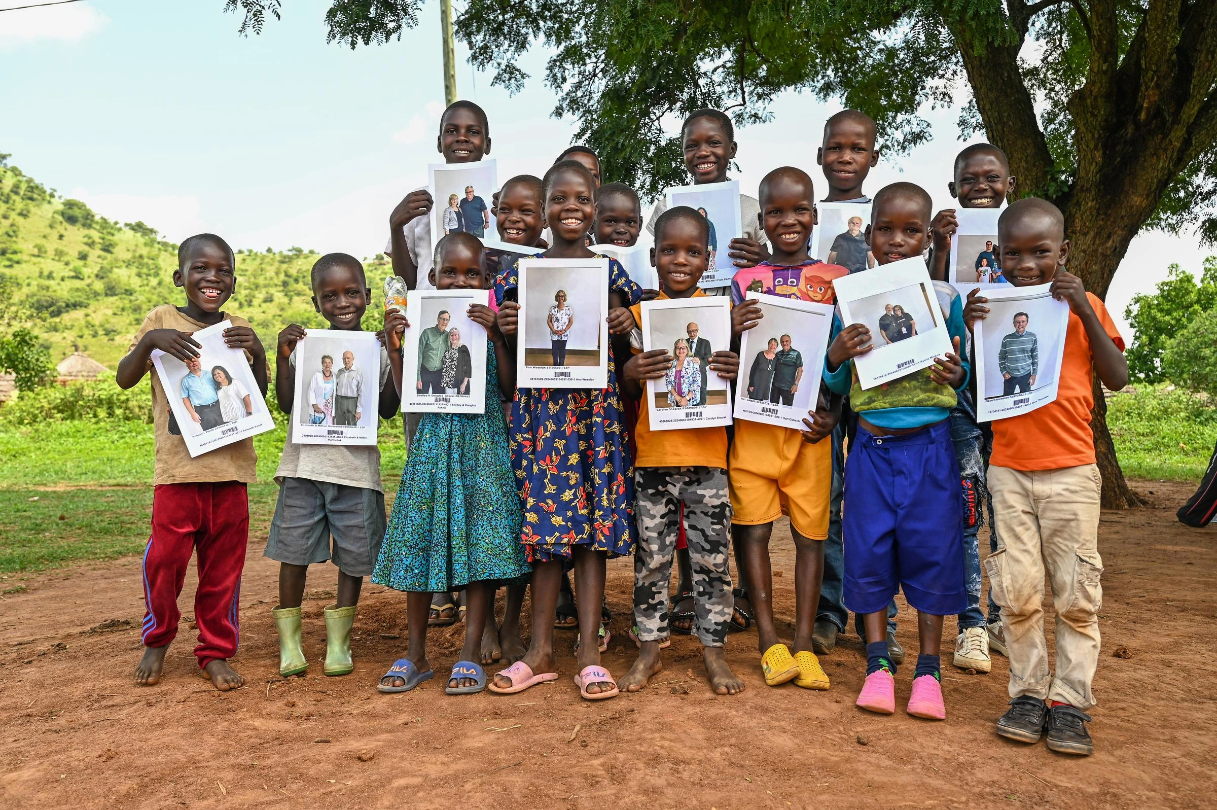 Smiling Chosen Children from Awach