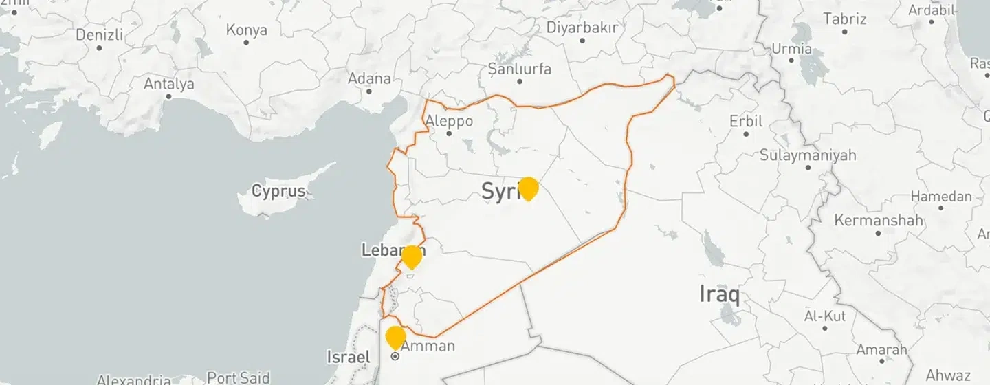 A map of South Sudan showing several locations where World Vision made an impact.