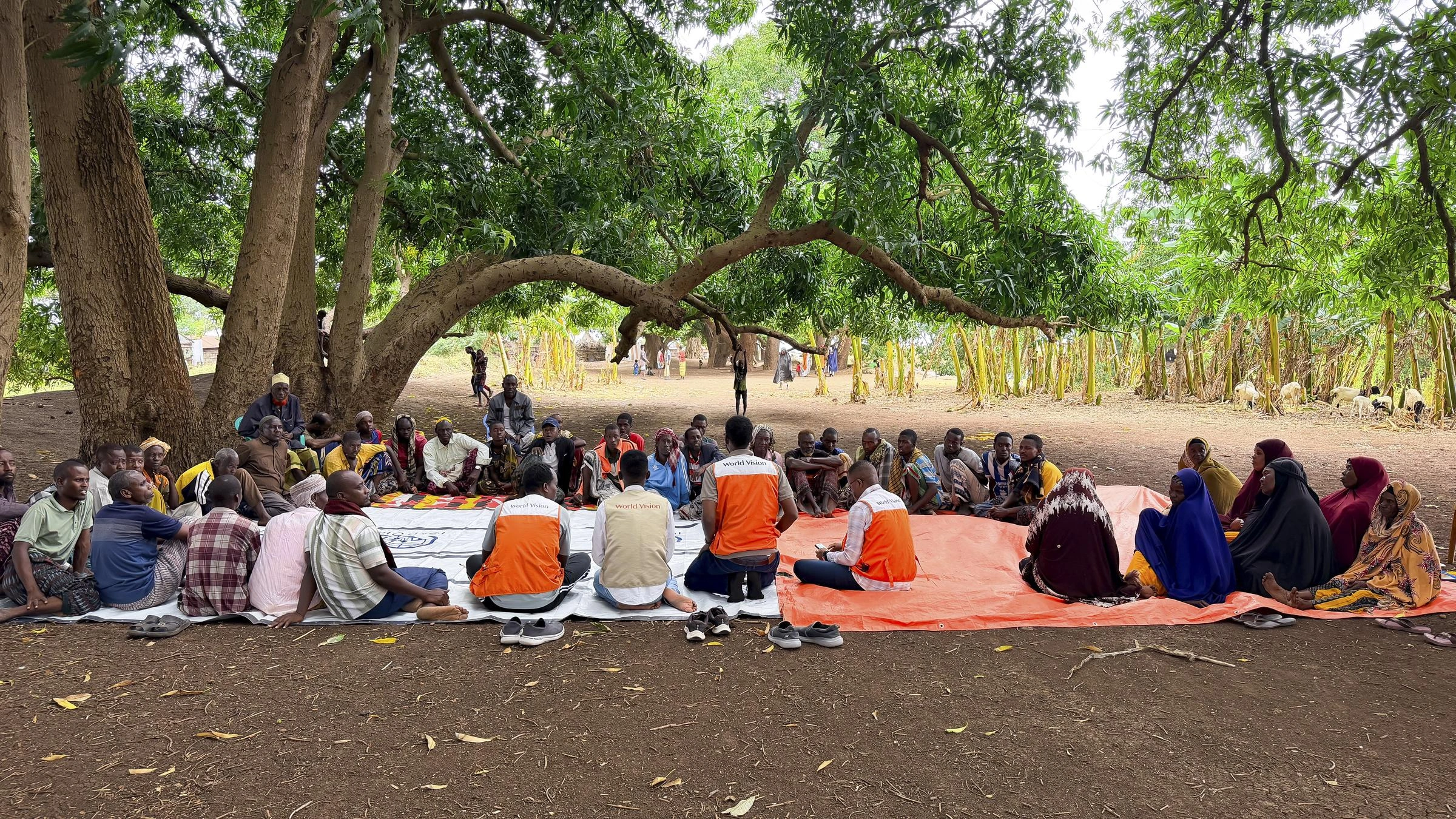 Community awareness meeting on flood preparedness in Somalia